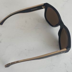 chanel sunglasses gold mirror